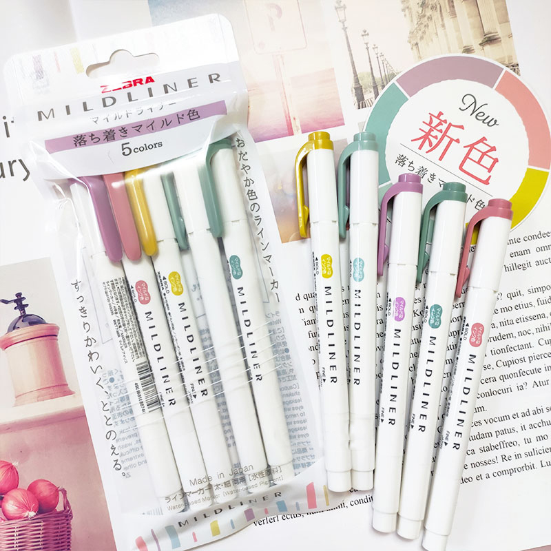 Copic Marker Sketch - 새로운 얼룩말 마일드 라이너 형광펜 마커,