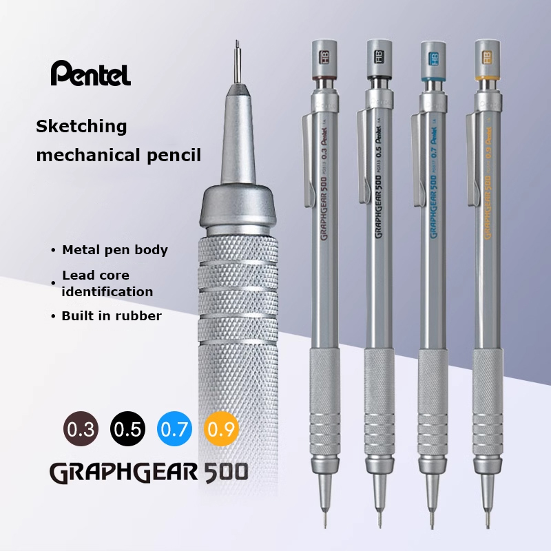 Pentel Pen Energel - 일본 펜텔 그래프 기어 제도 금속