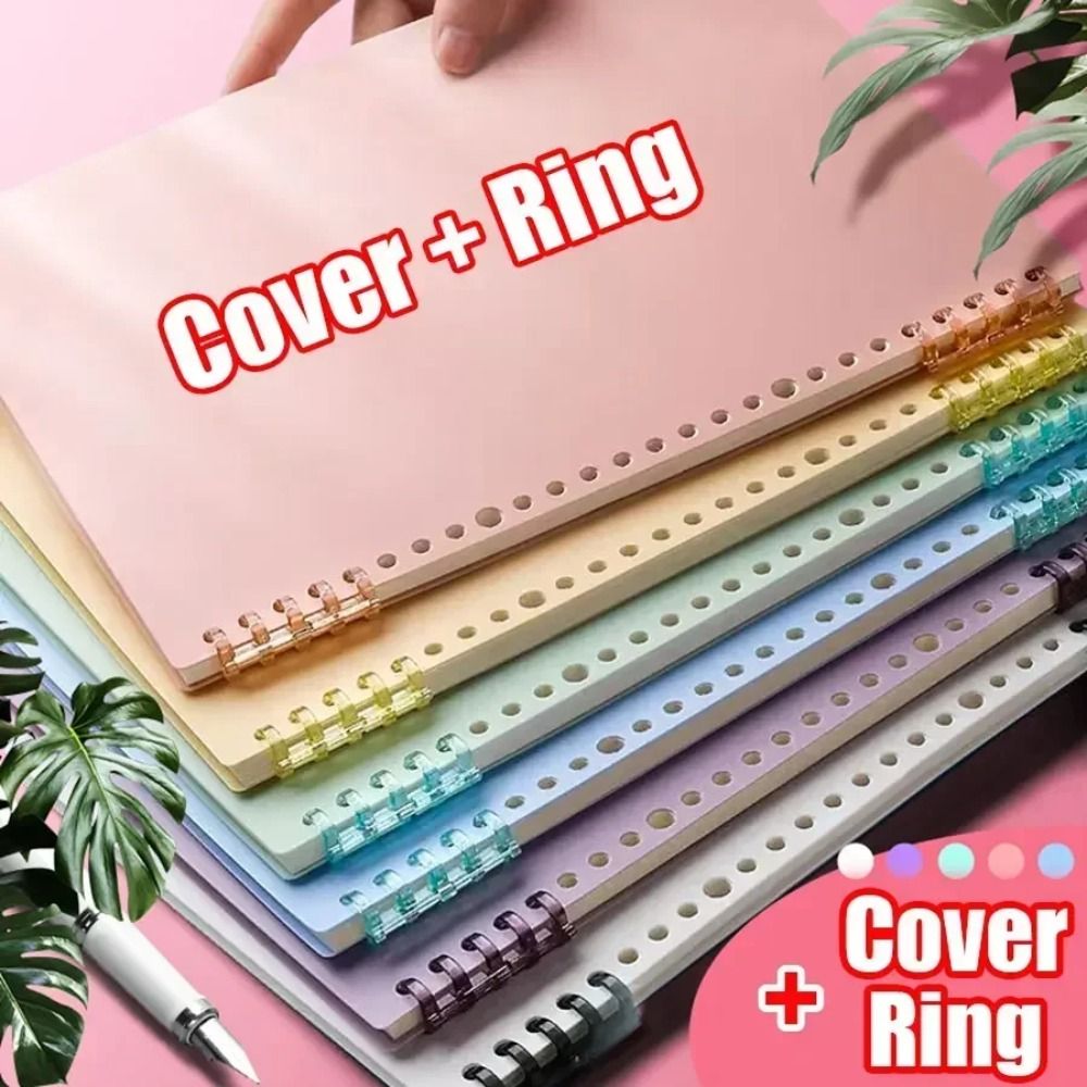 Binder A4 Lever - 4Pcs PP 루즈 리프 북 커버