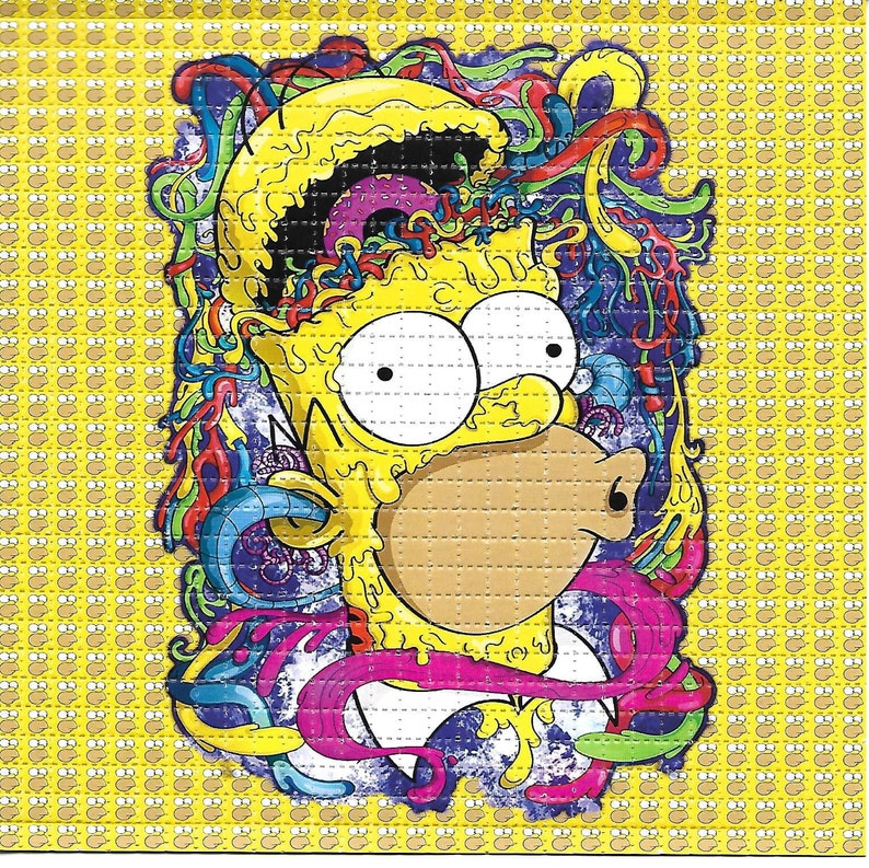 Ink Blotter Paper - 마인드 블로우 Psychedelic Acid-Free Blotter 아트