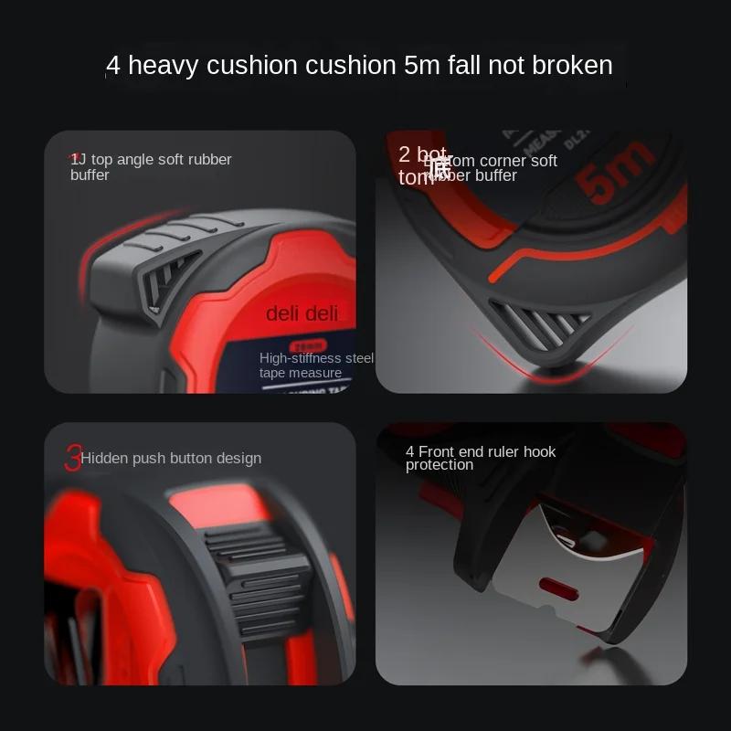 델리 5/7.5M 높은 직진도를 가진 두꺼운 탄소강 줄 - Tape Dispenser Weighted 리뷰 및 가격