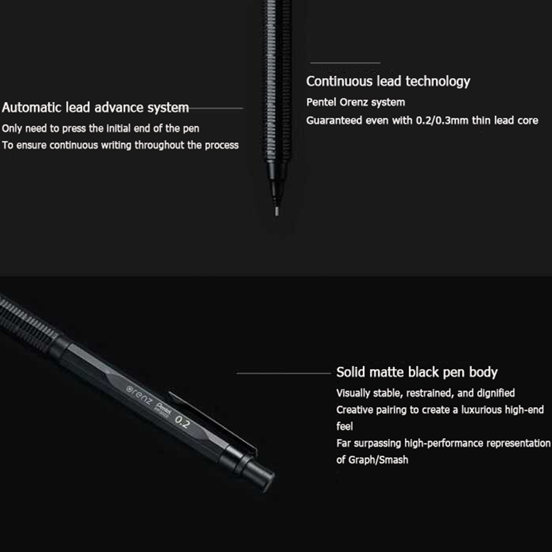 펜텔 프로페셔널 펜슬 ORENZNERO 0.2 | 0. - Pentel Pen Energel 리뷰 및 가격