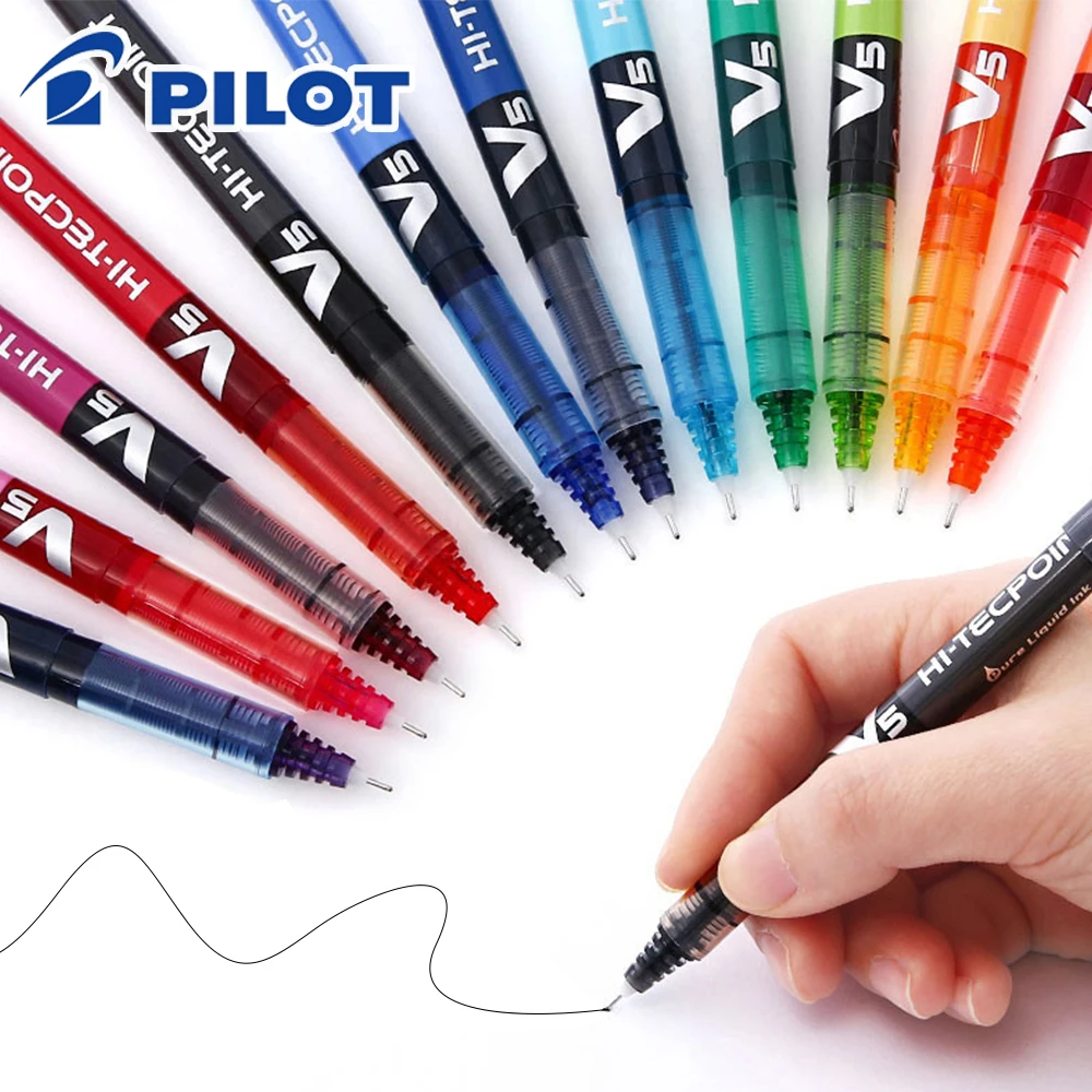 3pcs 일본 파일럿 젤 펜 스트레이트 액체 유형 0. - Pilot Pen V5 리뷰 및 가격