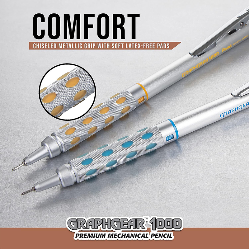 일본 펜텔 샤프 펜슬 GraphGear 1000 금속  - Pentel Pen Energel 리뷰 및 가격