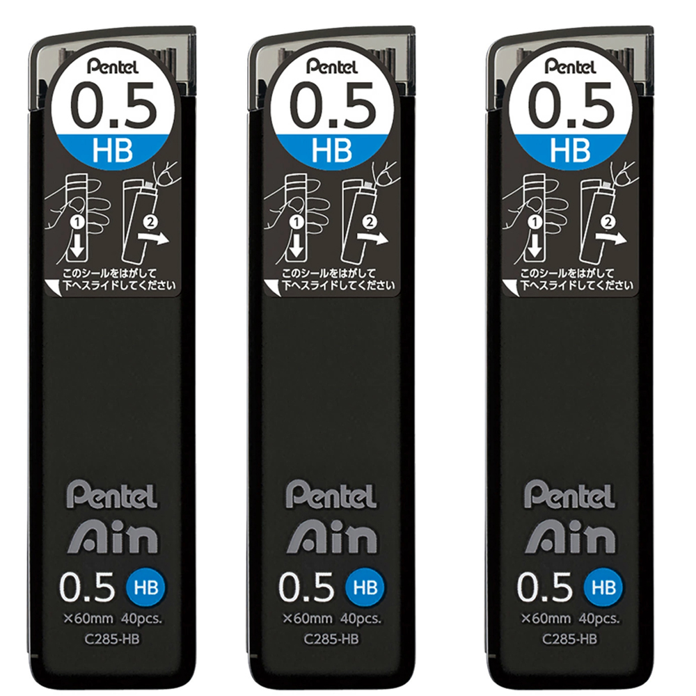 3개 묶음 - 펜텔 에인 샤프심 세트, 0.5mm HB - Pentel Pen Energel 리뷰 및 가격