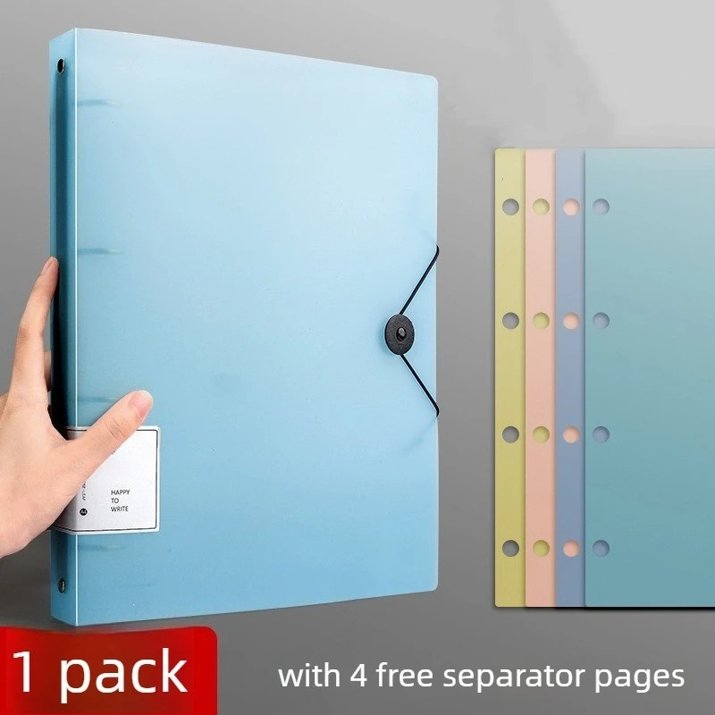 4홀 A4 용지 펀치 바인더 루즈리프 파일 폴더(삽입  - Binder A4 Lever 리뷰 및 가격