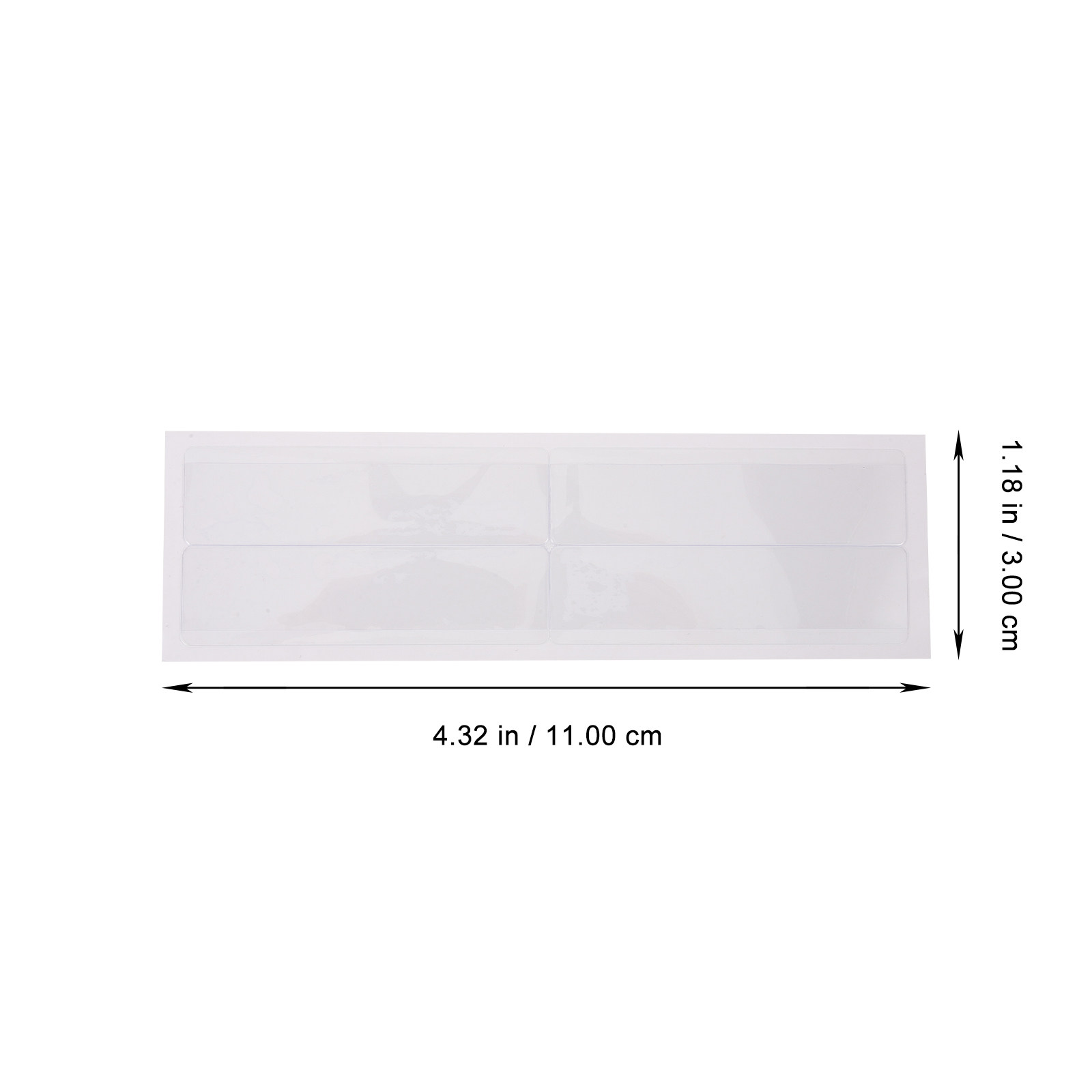 1세트 접착식 라벨 홀더 투명 플라스틱 슬리브 자가 접 - Index Card Holder 리뷰 및 가격