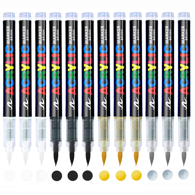 3Pcs 아크릴 화이트 마커 브러쉬 펜 락 페인팅 스톤 - Copic Marker Classic 리뷰 및 가격