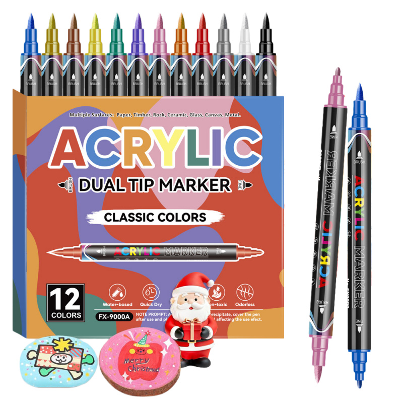 아크릴 페인트 마커, 듀얼 팁 브러시&파인 아크릴 페인 - Copic Marker Classic 리뷰 및 가격