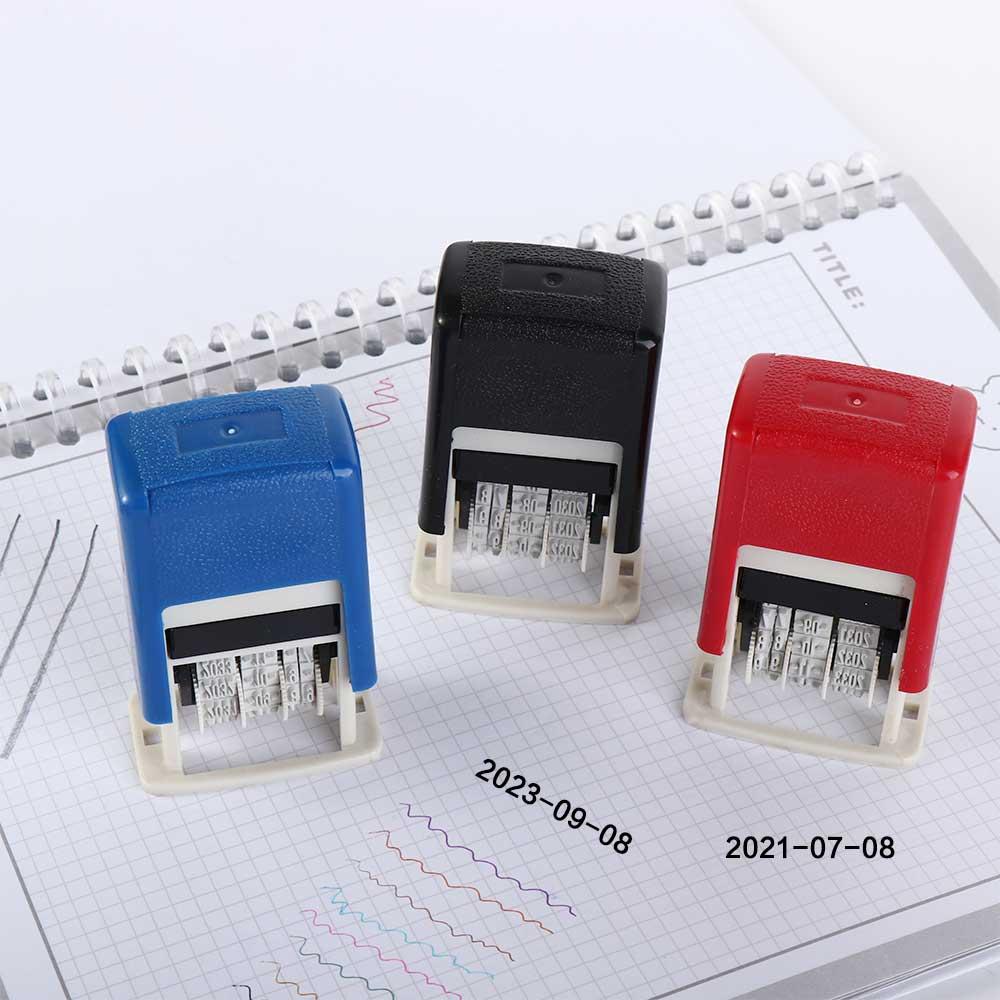 DIY 핸들 계정 날짜 스탬프 스탬핑 자동 잉크 반환  - Rubber Date Stamp 리뷰 및 가격