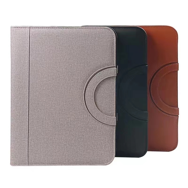PU 가죽 A4 지퍼 계산기 바인더 회의 파일 패드 폴 - Binder A4 Lever 리뷰 및 가격