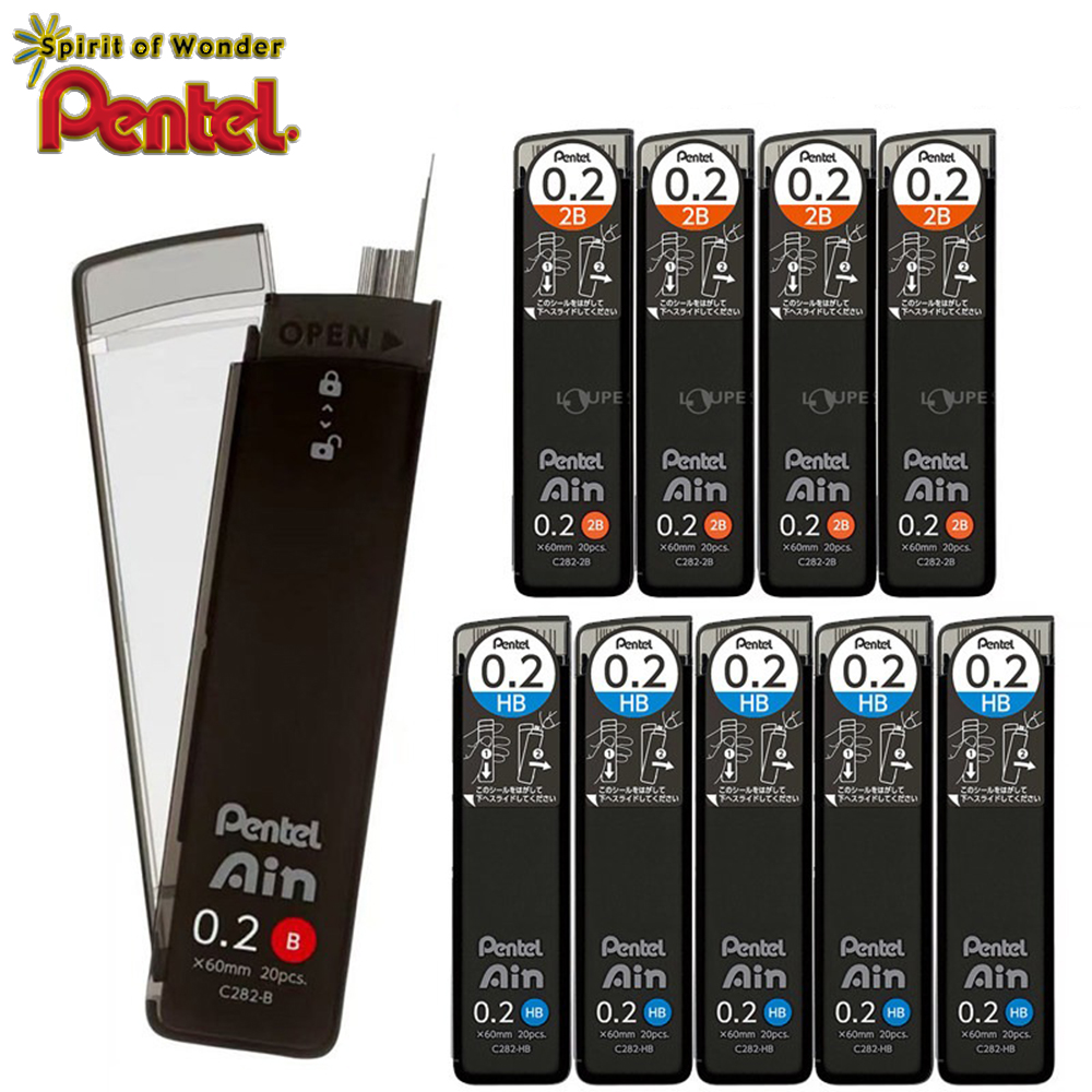 3박스 일본 펜텔 리드 C282 0.2mm 파인 스케치 - Pentel Pen Energel 리뷰 및 가격