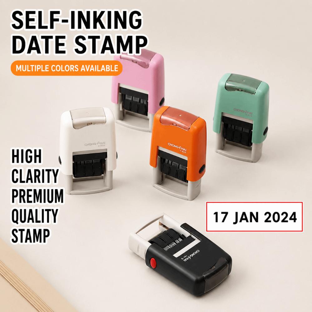 자동 잉크 리턴 날-월-연 데이터 스탬프 영어 버전 조 - Rubber Date Stamp 리뷰 및 가격