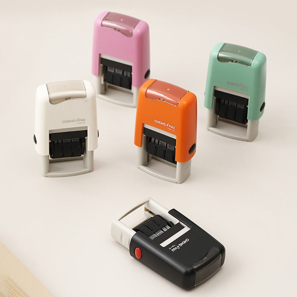 자동 잉크 리턴 날-월-연 데이터 스탬프 영어 버전 조 - Rubber Date Stamp 리뷰 및 가격