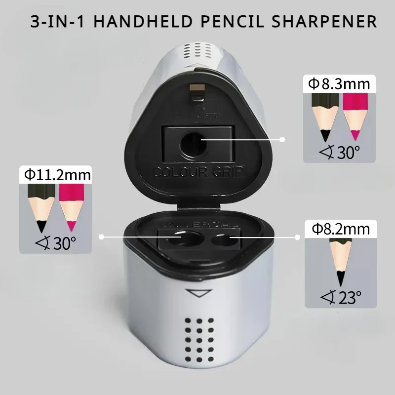 파버카스텔 그립 트리오 3-in-1 수동 연필깎이, 흑 - Faber-Castell Pencil Grip 리뷰 및 가격