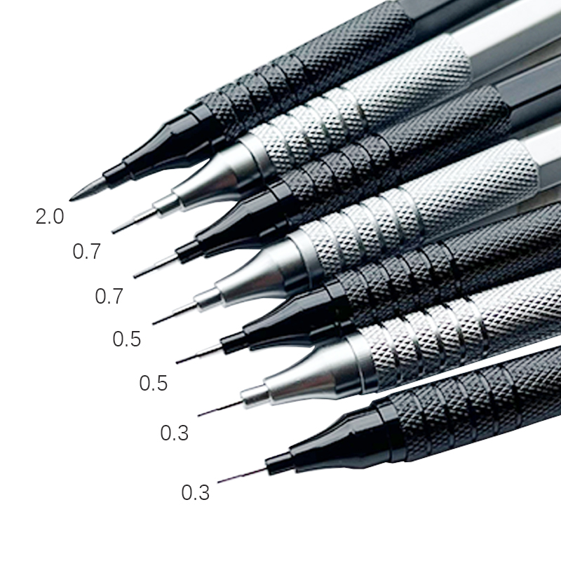 고품질 금속 기계식 연필 세트 (심 리필 포함) 드래프 - Mechanical Pencil 0.3 리뷰 및 가격